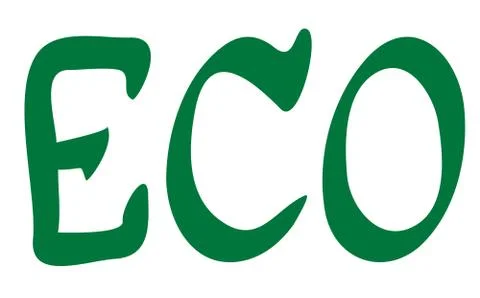 Word Eco Stock Illustration