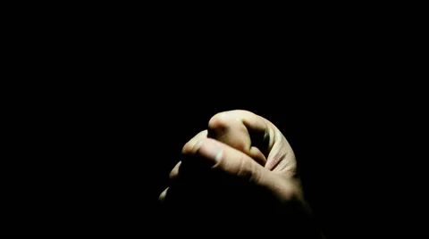 The word "emptiness in my hand" void Stock Footage 68665609
