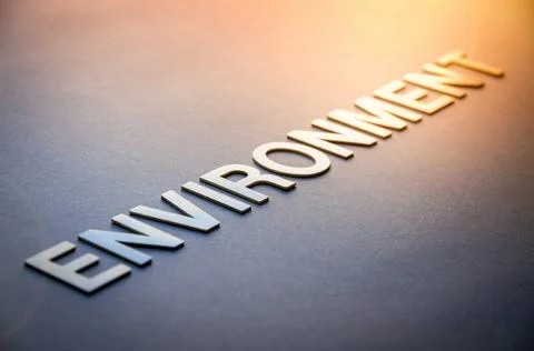  Word environment written with white solid letters Word environment writte... 스톡 사진