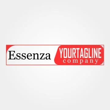 Word Esssnza vector logo design Stock Illustration