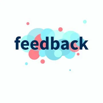 Word feedback Stock Illustration