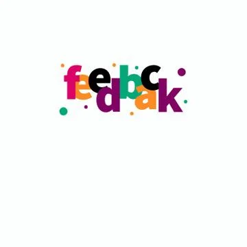 Word feedback Stock Illustration