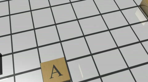Word game spelling Teamwork. Concept of unity in business Stock Footage 511774