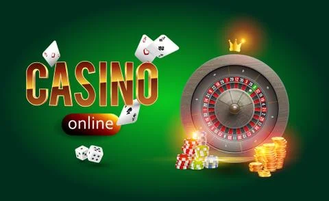 The word gold Jackpot surrounded by roulette Illustrazione stock
