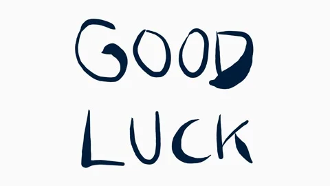 The word good luck expression Stock Footage 276323098