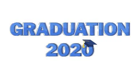 Word graduation typography vector concept 스톡 일러스트