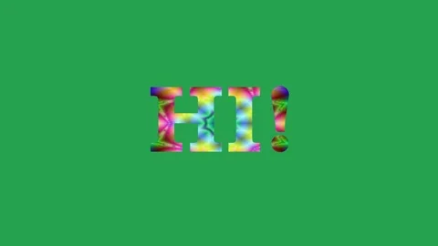 Word on a green screen, black texture, animation 4K Stock-Footage 99149917