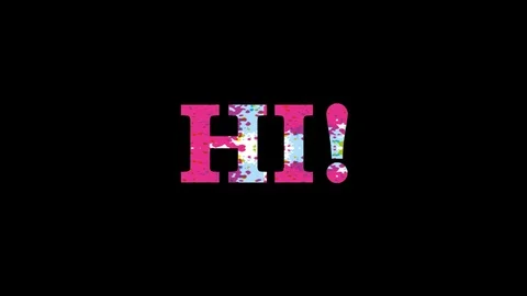 Word on a green screen, black texture, animation 4K Stock-Footage 99149923