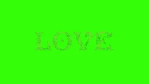 Word on a green screen, black texture, animation 4K Stock-Footage 99313988