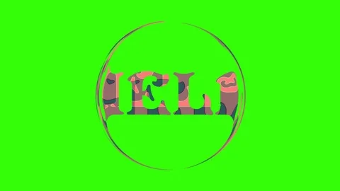 Word on a green screen, black texture, animation 4K Stock-Footage 99314081