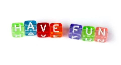 Word have fun Stock Photos