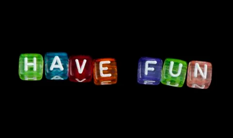 Word have fun Stock Photos