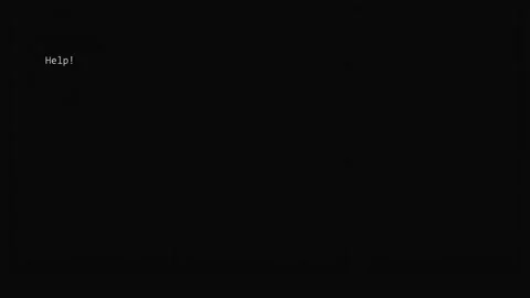 The word help on a computer screen with blinking cursor. 4K loop. Stock Footage 270155573