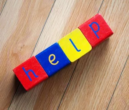 The word help Stock Photos