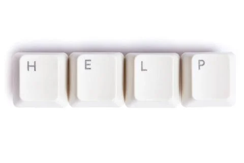 The word help the word help on white background Copyright: xZoonar.com/Jir... 스톡 사진