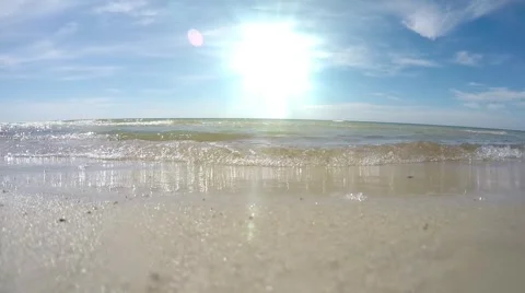 The word "Hot" on the sea Stock-Footage 67010863