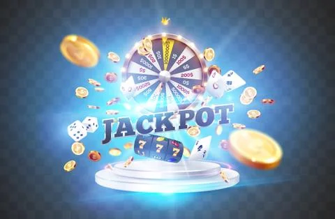The word Jackpot Illustrazione stock