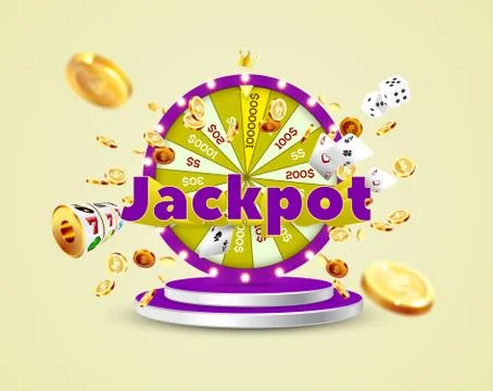 The word Jackpot Illustrazione stock