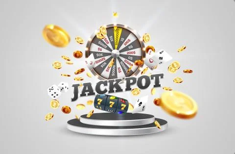 The word Jackpot Illustrazione stock