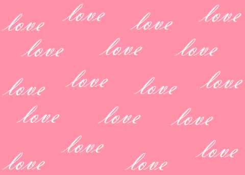 Word love Stock Illustration