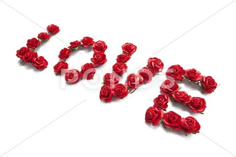 The word love Stock Photos