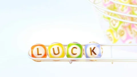 The word LUCK Stock Footage 95724081