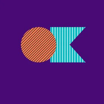 Word ok Stock Illustration