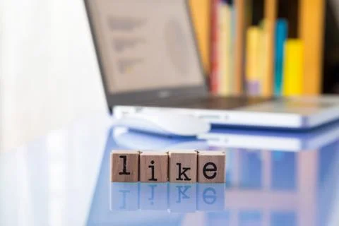 Like word online Stock Photos