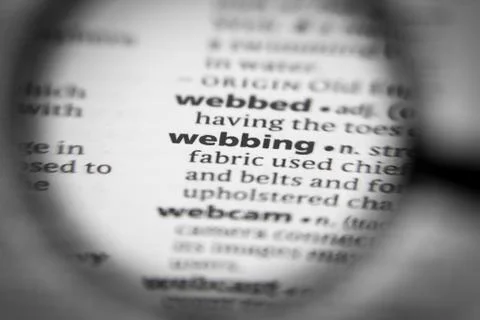 Word or phrase webbing in a dictionary. Stock Photos