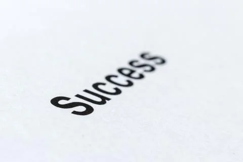 Word on paper Stock Photos