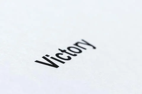 Word on paper Stock Photos