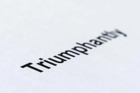 Word on paper Stock Photos