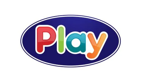 Word play within an oval Stock Illustration