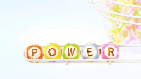The word POWER Stock Footage 95760469