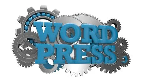 Word press Stock Illustration