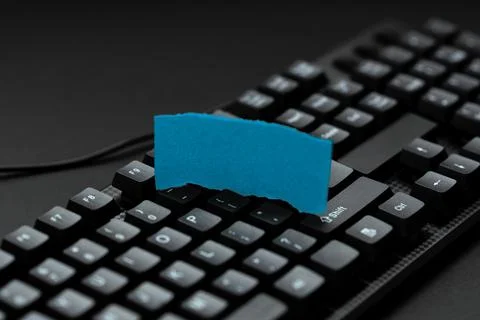 Word Processing Program Ideas, Logging Programming Updates Concept, Advance Foto stock