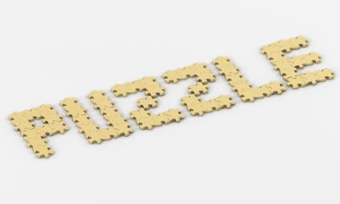 Word puzzle Illustrazione stock