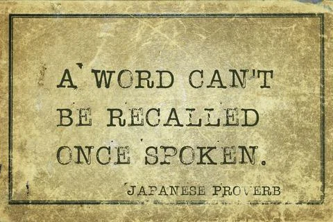 Word recalled JP Stock Illustration