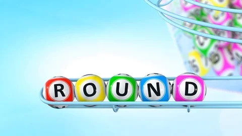 The word ROUND Stock Footage 95758823