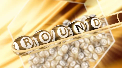 The word ROUND Stock Footage 95758843