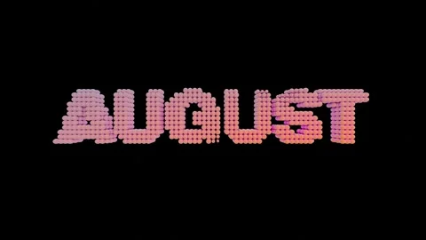 The word ' s logo is made out of pixels Stock Footage 309923712