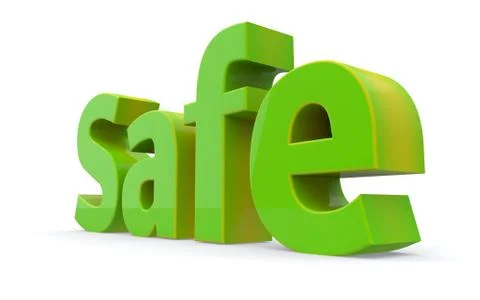 Word safe icon on a white background. 3d illustration. Stock Illustration
