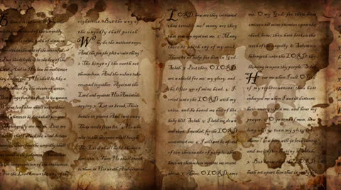 WORD Scroll Ink Splats 스톡 동영상 24805069