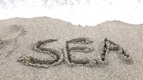 The word sea Stock Footage 88403360
