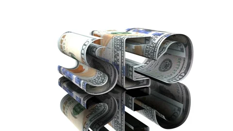 The word SEO consisting of US dollars, the concept of profit dependence on SEO Stock Footage 91316269