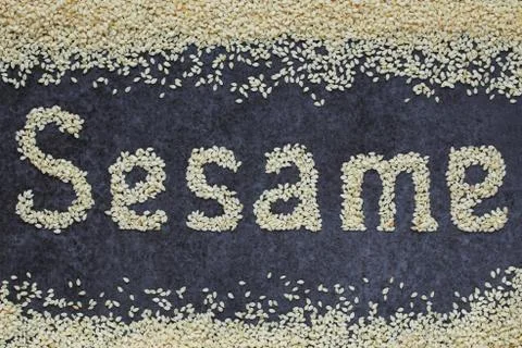 The word sesame Stock Photos