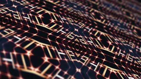 THE word shine tile tech texture pattern animation Stock Footage 156036648