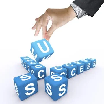 Word success Illustrazione stock