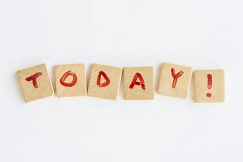  The word "Today" Stock Photos