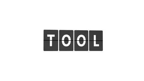 Word TOOL on Flip Board Stock Footage 301506070
